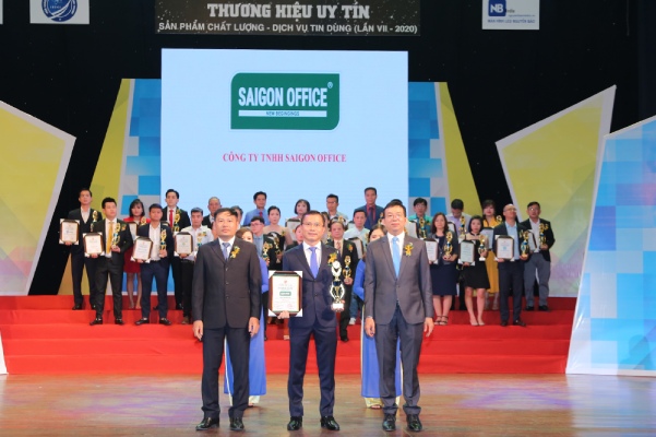 Saigon Office vinh dự nhận Giải thưởng Top 10 Thương hiệu mạnh ASEAN 2020